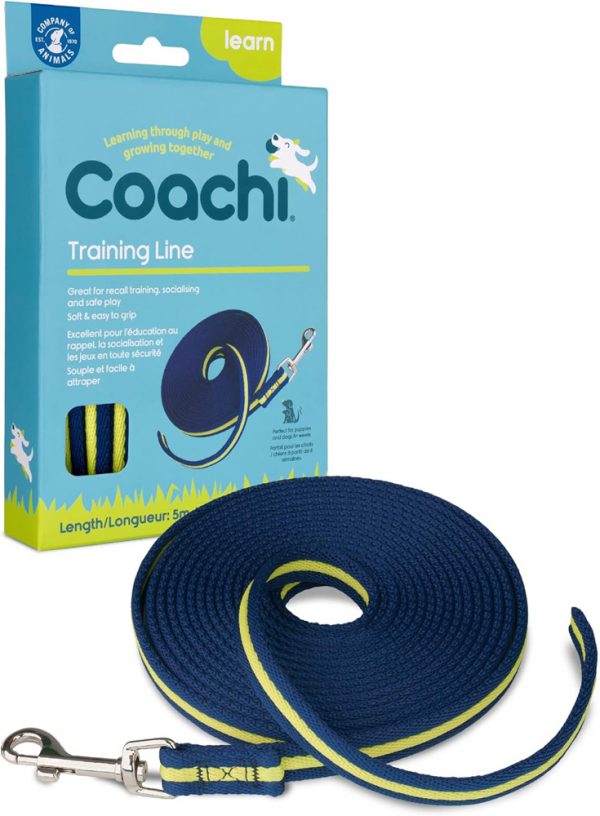 COACHI Training Line Navy & Lime 5m