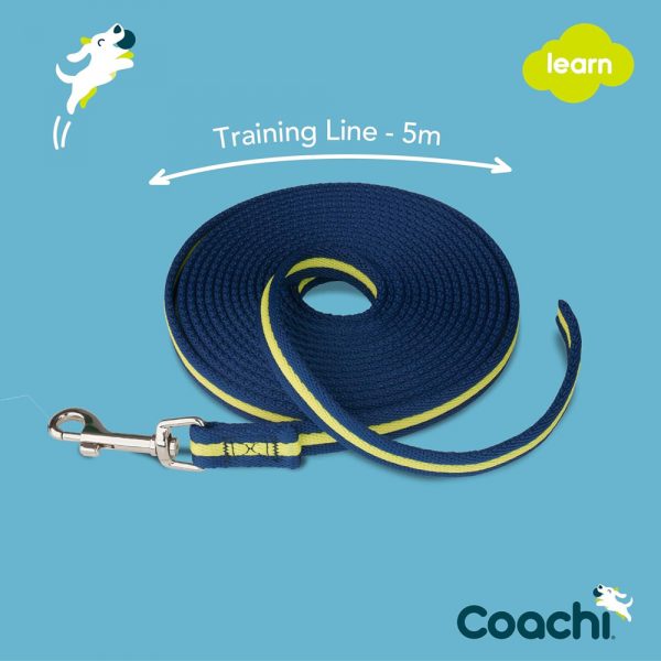 COACHI Training Line Navy & Lime 5m - Image 2