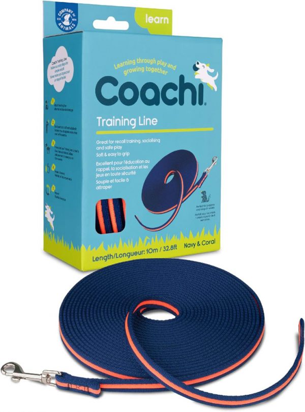 COACHI Training Line Navy & Coral 10m