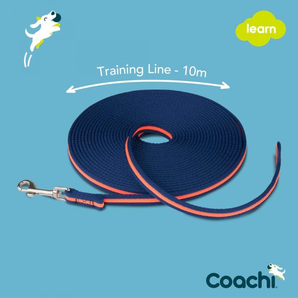 COACHI Training Line Navy & Coral 10m - Image 2