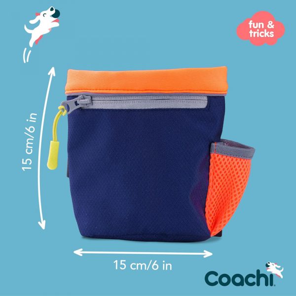 COACHI Train & Treat Bag Navy & Coral - Image 3