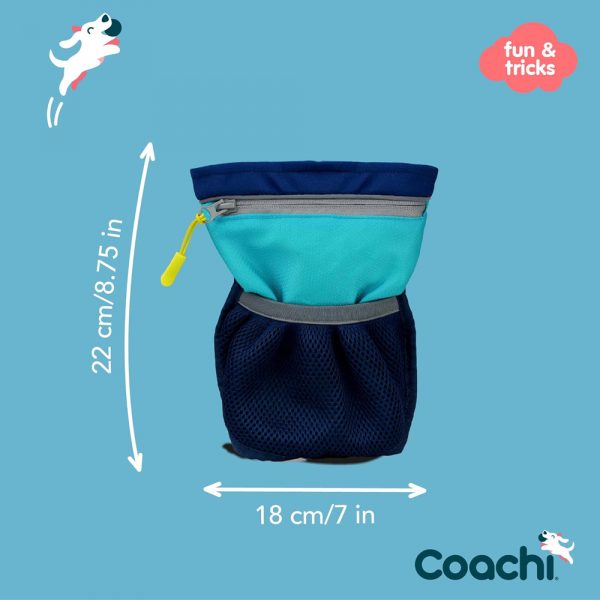 COACHI Pro Train & Treat Bag Navy & Light Blue - Image 2