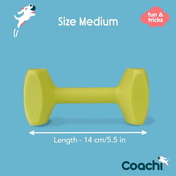 COACHI Training Dumbbell Lime Medium - Image 2