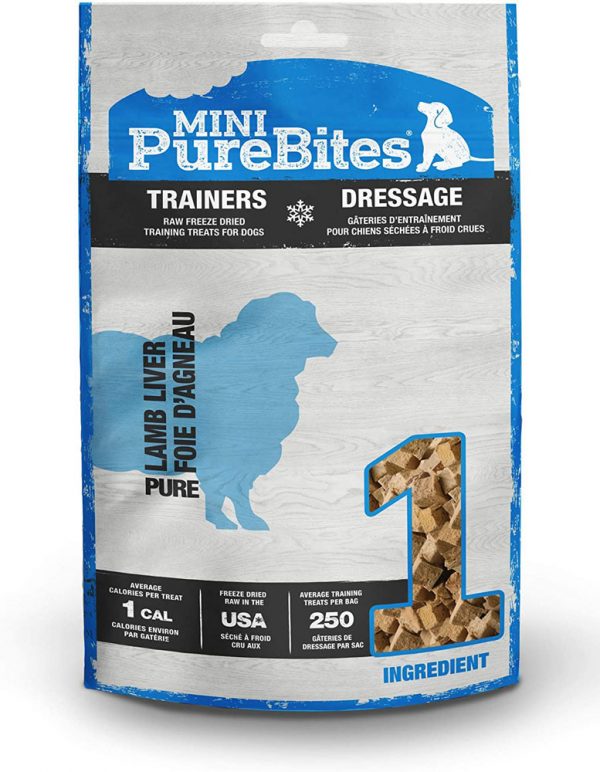 PUREBITES Mini Trainers Lamb Liver Mid Size 68g - Image 3