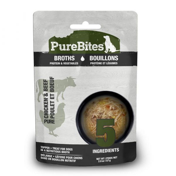 PUREBITES Dog Broths Chicken & Beef 57g (18)