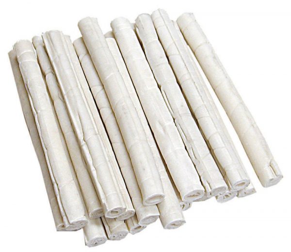 BURGHAM WHITE Rawhide Stick 10 in (20)