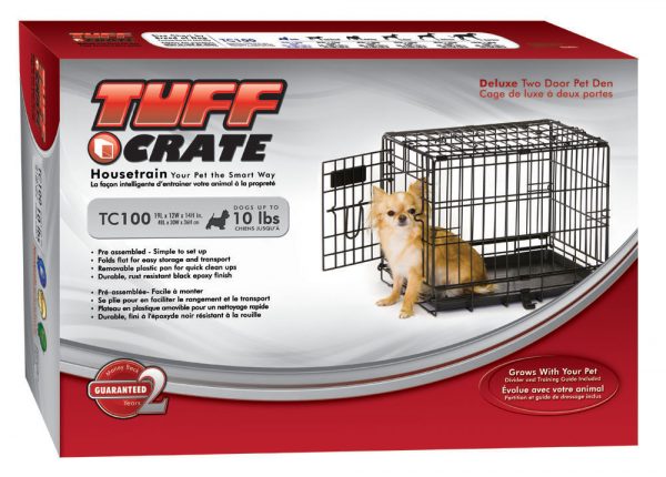 TUFF TC100 Black Crate with Divider 19" - Image 3