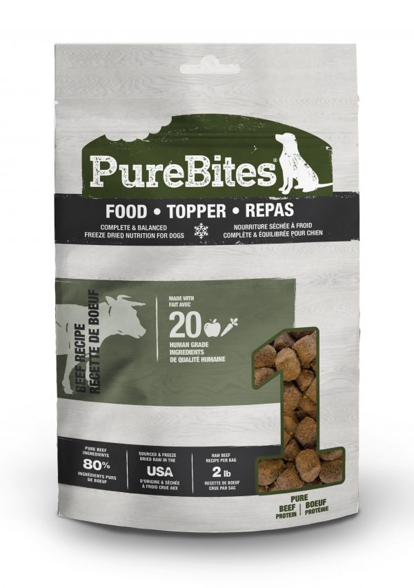 PUREBITES Dog Beef Recipe Food/Topper Mid-85g