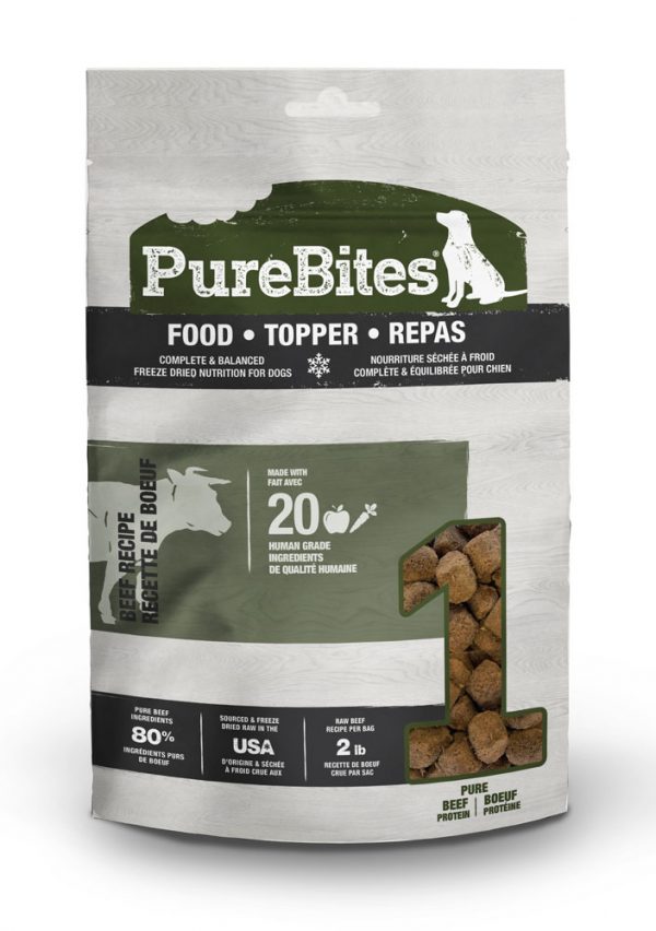 PUREBITES Dog Beef Recipe Food/Topper Mid-85g - Image 4