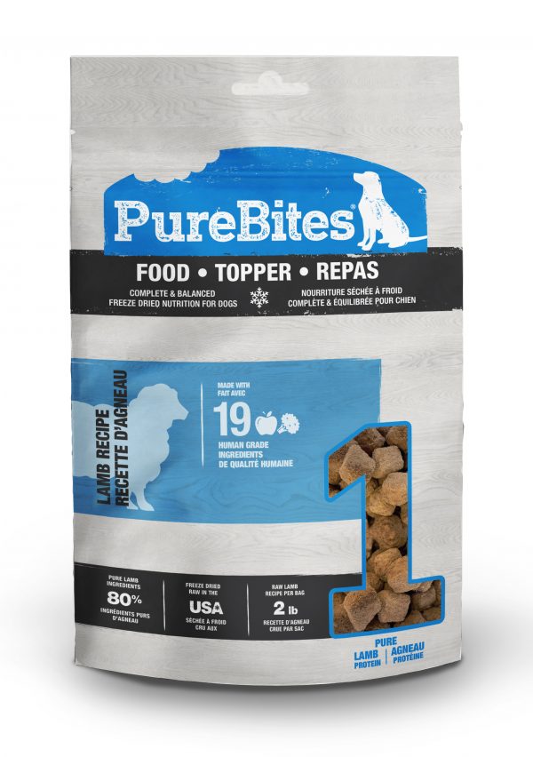 PUREBITES Dog Lamb Recipe Food/Topper Mid-82g