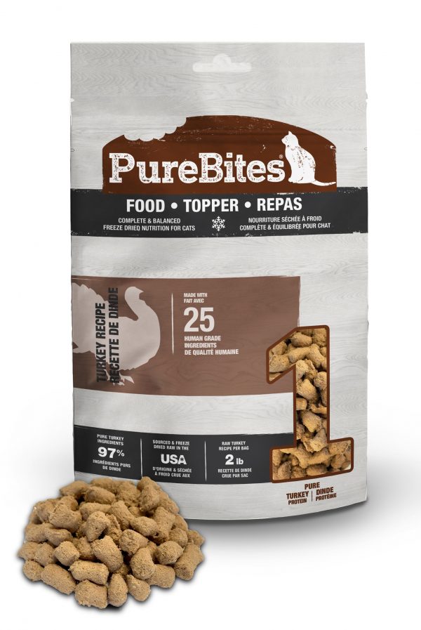 PUREBITES Cat Turkey Recipe Food/Topper Mid-80g