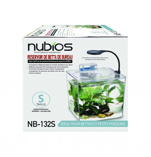 NUBIOS Desktop Betta Bowl-Square NB-132S - Image 3