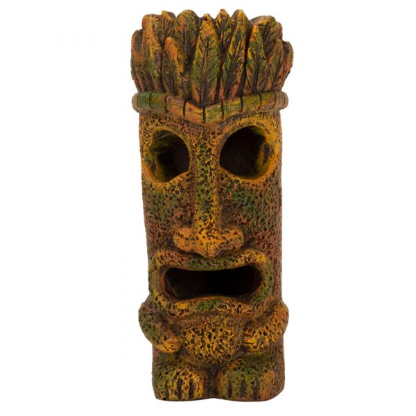 AQUA-FIT Polyresin Punga Tiki 1.8x1.5x3.25"