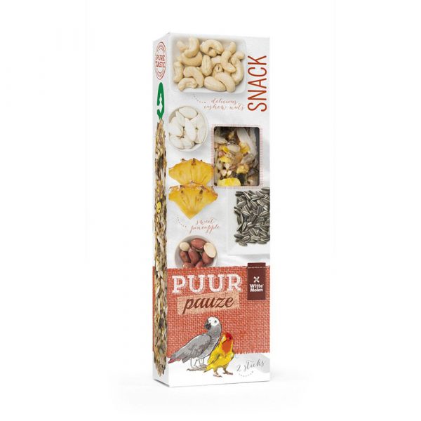 PUUR Stick Parrot Pineapple/Peanut - 2 Sticks