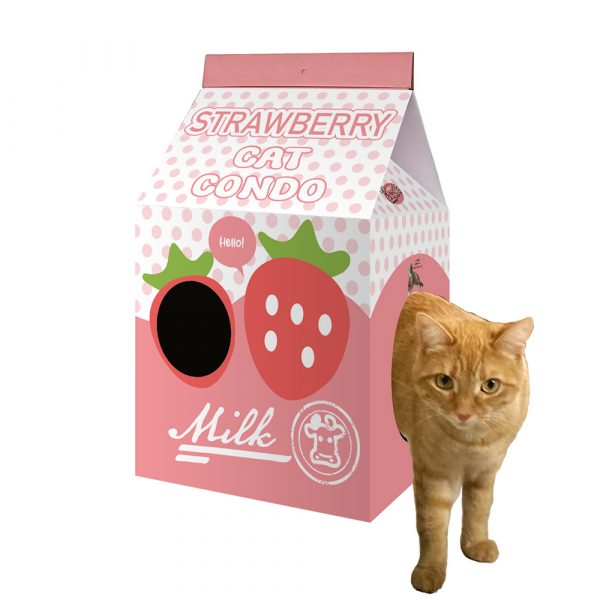 SIMONS Strawberry Milkbox Condo 13x13x21"