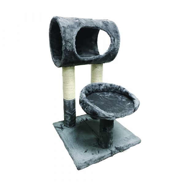 BURGHAM Cat Tunnel with Pedestal 26.5"