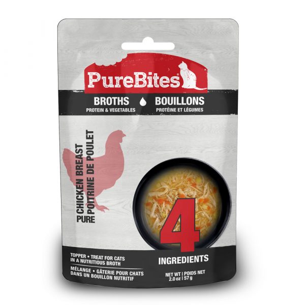 PUREBITES Cat Broths Chicken & Vegetables 57g (18)