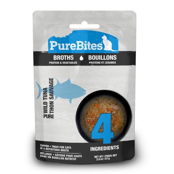 PUREBITES Cat Broths Tuna & Vegetables 57g (18)