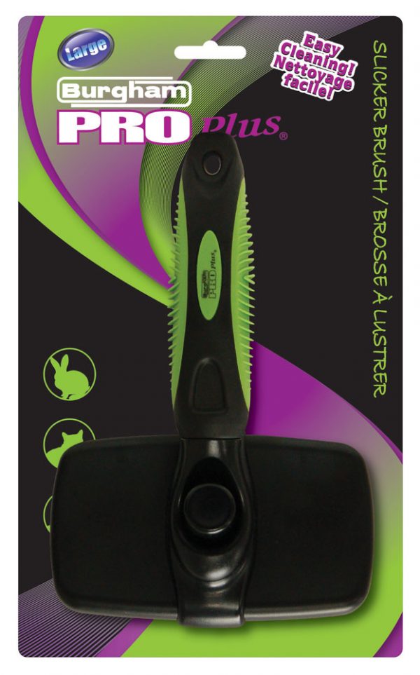 PRO PLUS Easy Clean Slicker Brush - Lg