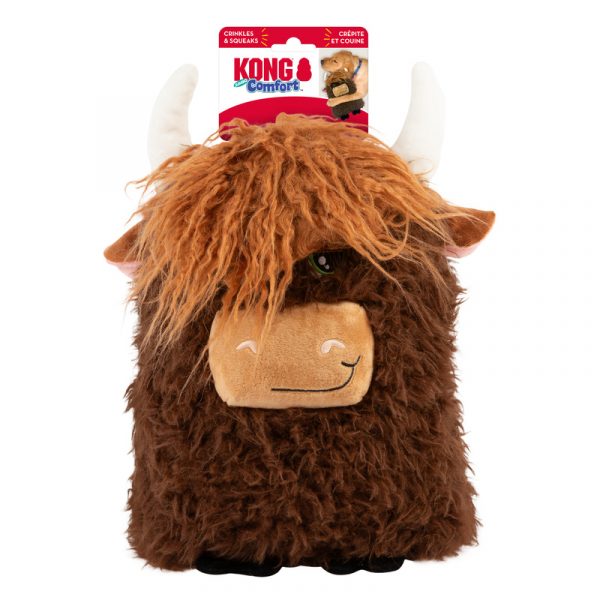 KONG Comfort Jumbo Highland Cow Asstd XL