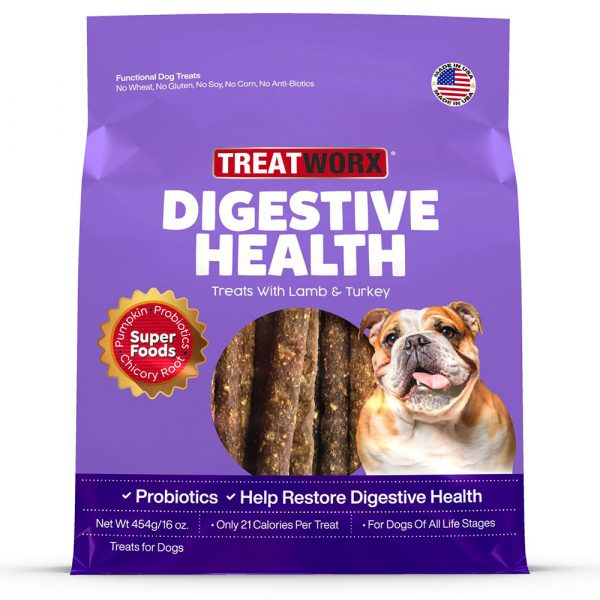 TREATWORX Digestive Health Lamb and Turkey Treat 454g