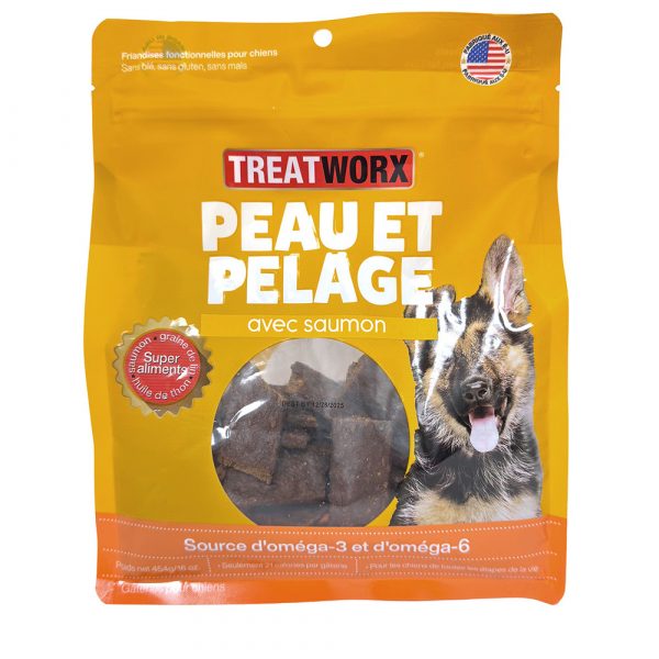 TREATWORX Skin & Coat Salmon Treat 454g - Image 2