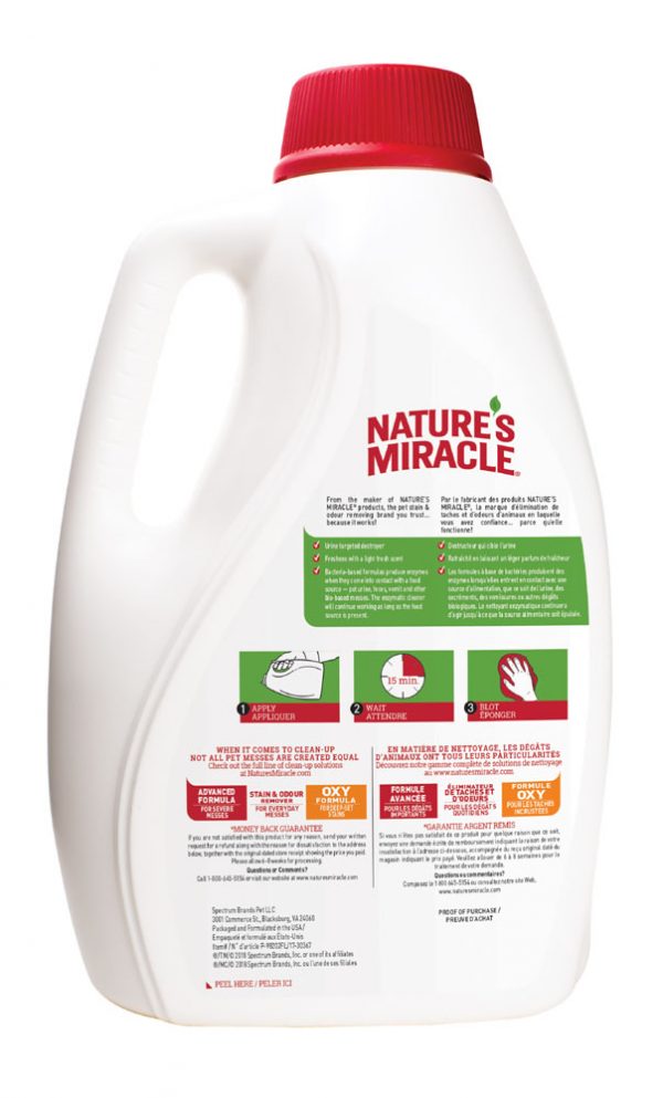 Nature's Miracle Cat Urine Destroyer Plus 128oz - Image 3