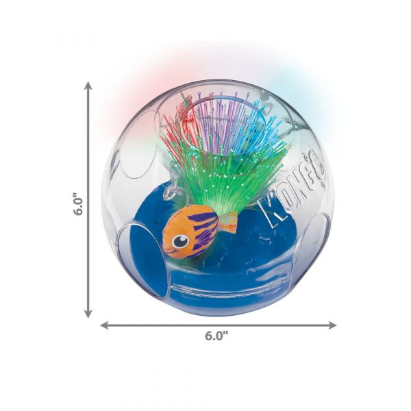 KONG Bat-A-Bout Glow Aquarim One Sz - Image 2