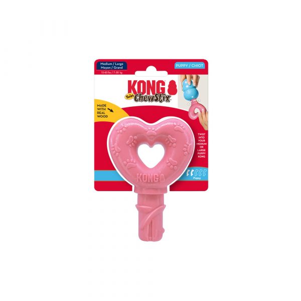 KONG ChewStix Puppy Twist Heart M/L