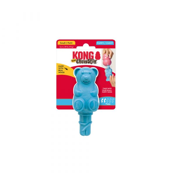 KONG ChewStix Puppy Twist Bear Sm