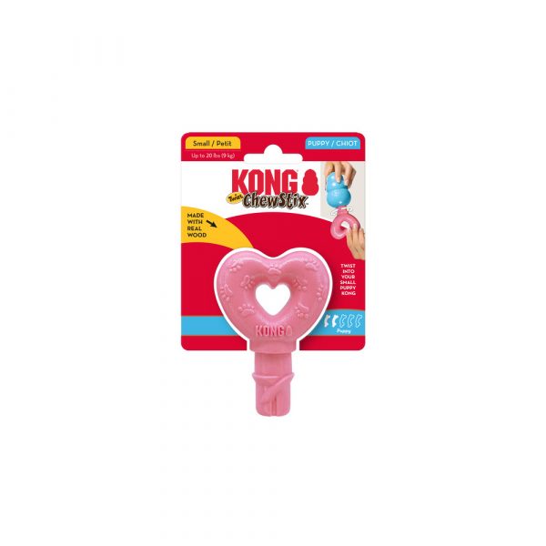 KONG ChewStix Puppy Twist Heart Sm