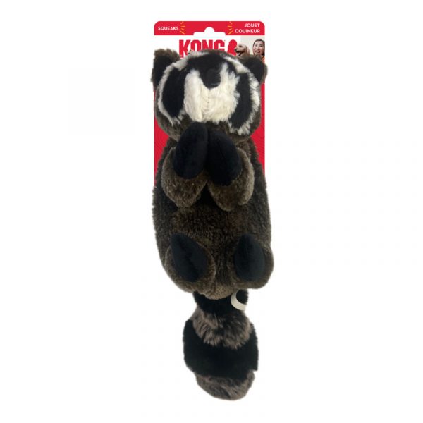 KONG Wild Low Stuff Raccoon Md