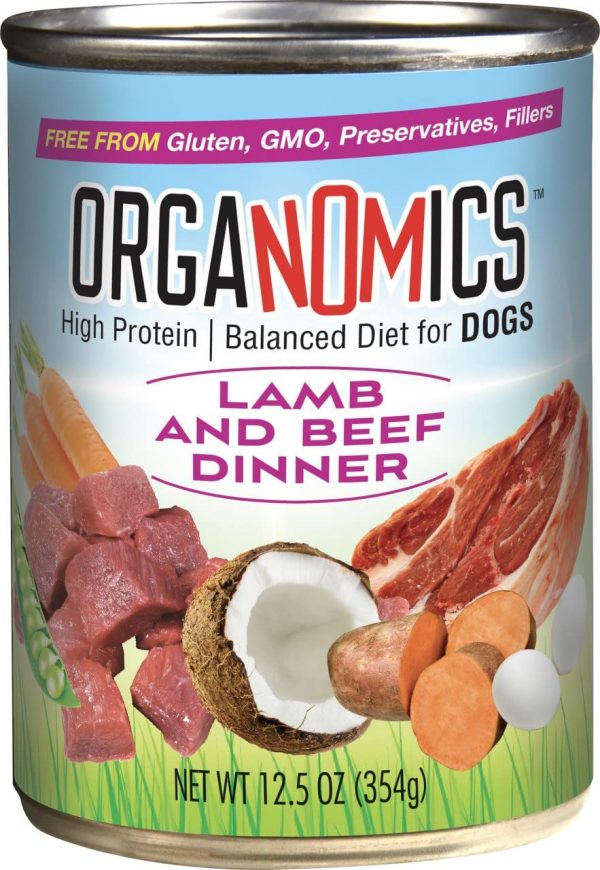 OrgaNOMics Lamb & Beef Dinner for Dogs 12.5 oz (12)