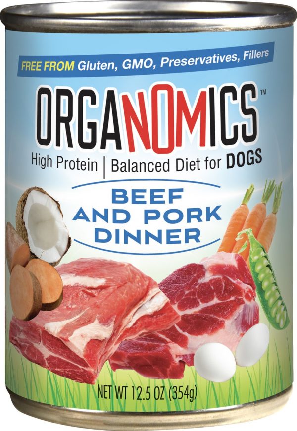 OrgaNOMics Beef & Pork Dinner for Dogs 12.5 oz (12)