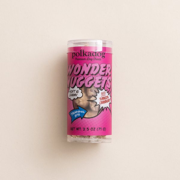 POLKADOG Wonder Nuggets, Turkey & Cranberry Mini Tube 2.5 oz