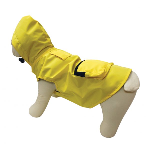 DOGGIE-Q Reflective Classic Jacket w/Harness - Gray 12" - Image 2