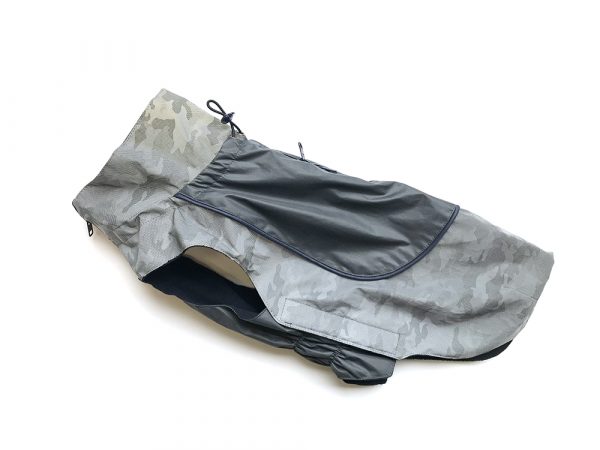 DOGGIE-Q Camo Taffeta Reflective Jacket 10"