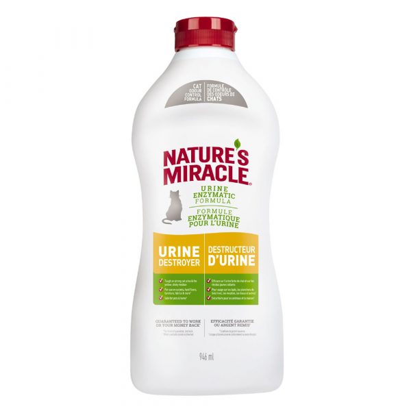 Nature's Miracle Cat Urine Destroyer Plus - Squeeze bottle 32oz - Image 2