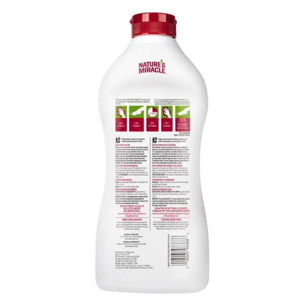 Nature's Miracle Cat Urine Destroyer Plus - Squeeze bottle 32oz - Image 3