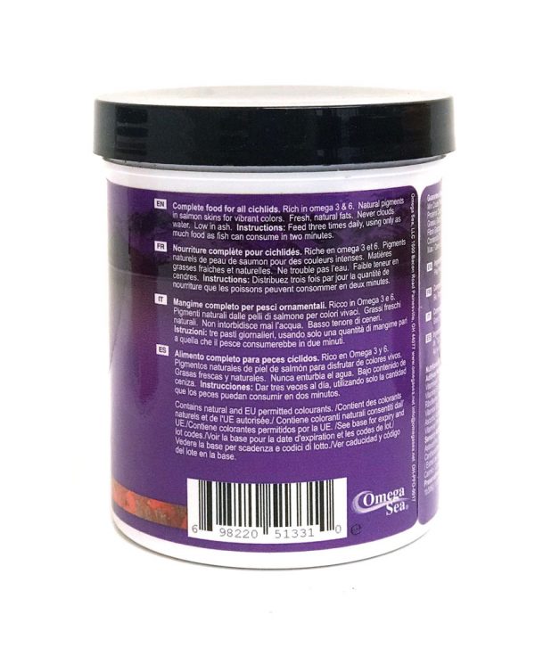 OMEGA ONE Cichlid Flakes 1oz/28g - Image 3