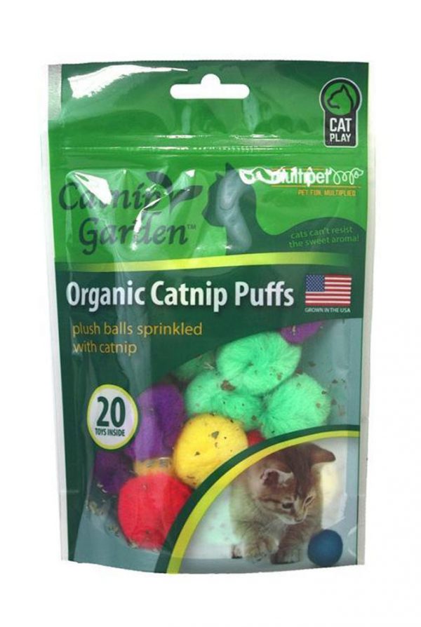 MULTIPET CATNIP PUFFS (RESEALABLE BAG) 20pk (3)
