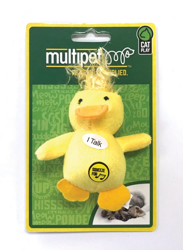 MULTIPET Look Who's Talking Duck - 1.25" (3)
