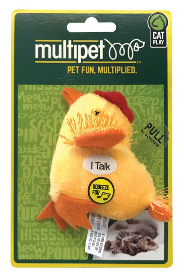 MULTIPET Look Who's Talking Chicken-2.5" (3)