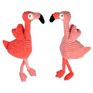 PET ENVY Corduroy Flamingos 17" (3)