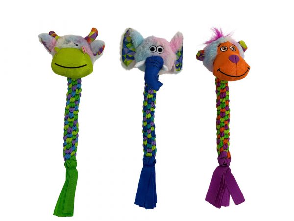 PET ENVY Braided Rope Animals Asst. (3)