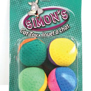 SIMONS Two-Tone Sponge Balls 4/Pk