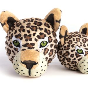 FABDOG Faball Squeakey Dog Toy - Leopard S