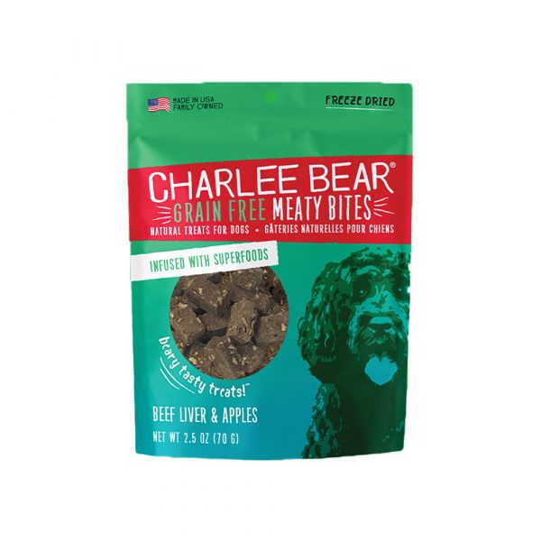 CHARLEE BEAR Meaty Bites Beef liver/Apple 2.5 oz
