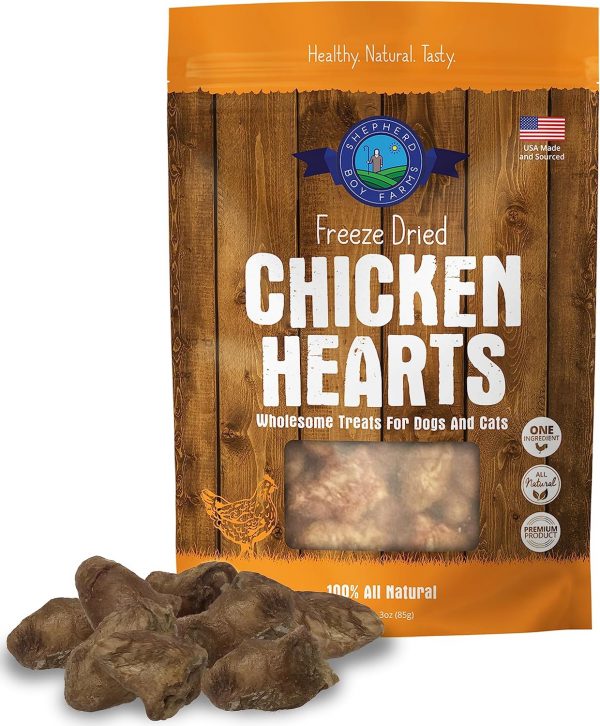 SHEPHERD BOY FARM FD Chicken Hearts 3oz