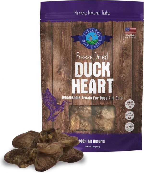 SHEPHERD BOY FARM FD Duck Hearts 8oz
